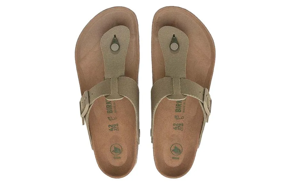 Birkenstock Medina Vegan Textile Narrow Fit Sandals 'Faded Khaki' 1024629 sold by KicksCrew product image thumbnail 4