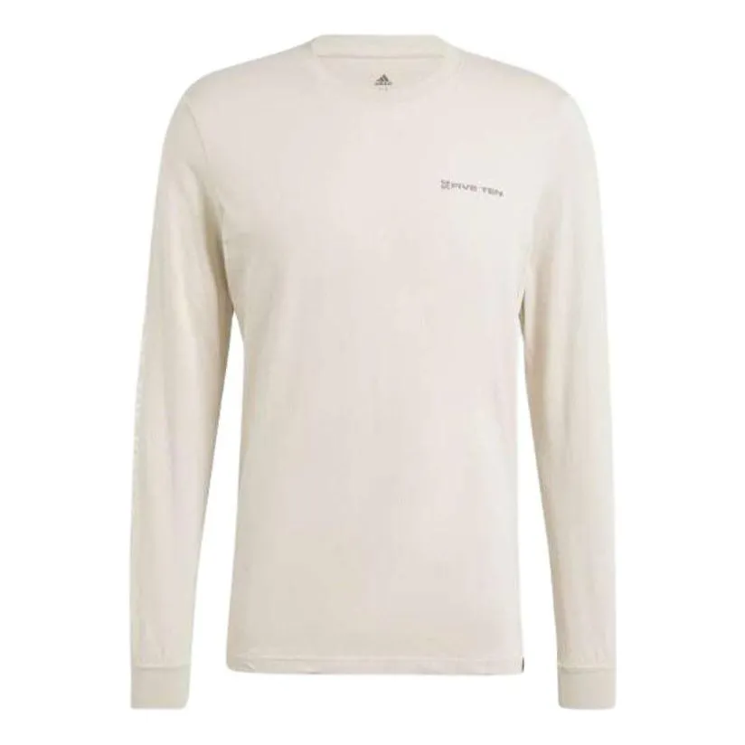 adidas Five Ten Graphic Long Sleeve T-shirt 'Putty Grey' IN2916 sold by KicksCrew