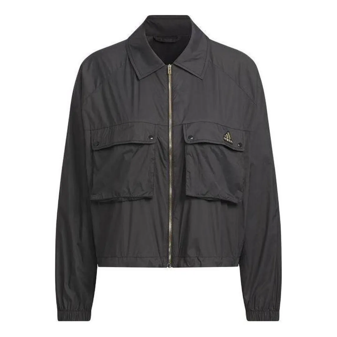 (WMNS) adidas Modern Tech Sport Jacket 'Black' JI9799 sold by KicksCrew