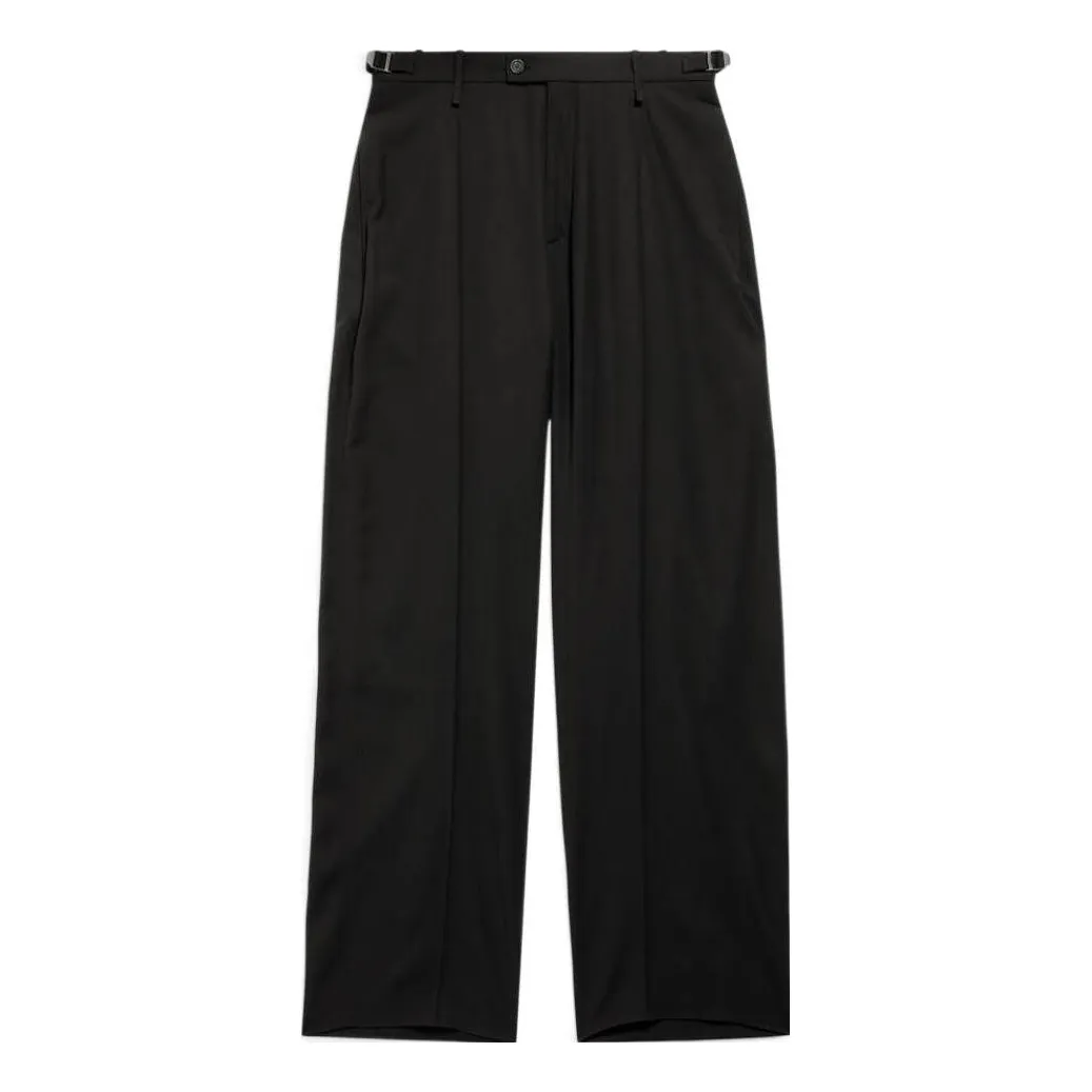 (WMNS) Balenciaga Skater Tailored Pants 'Black' 768544TPT031000 sold by KicksCrew