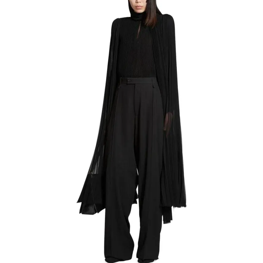 (WMNS) Balenciaga Skater Tailored Pants 'Black' 768544TPT031000 sold by KicksCrew product image thumbnail 3