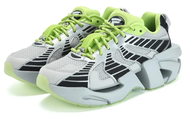 (WMNS) FILA Space Low Sneakers 'Silver Black Green' F12W314103FVA sold by KicksCrew product image thumbnail 2