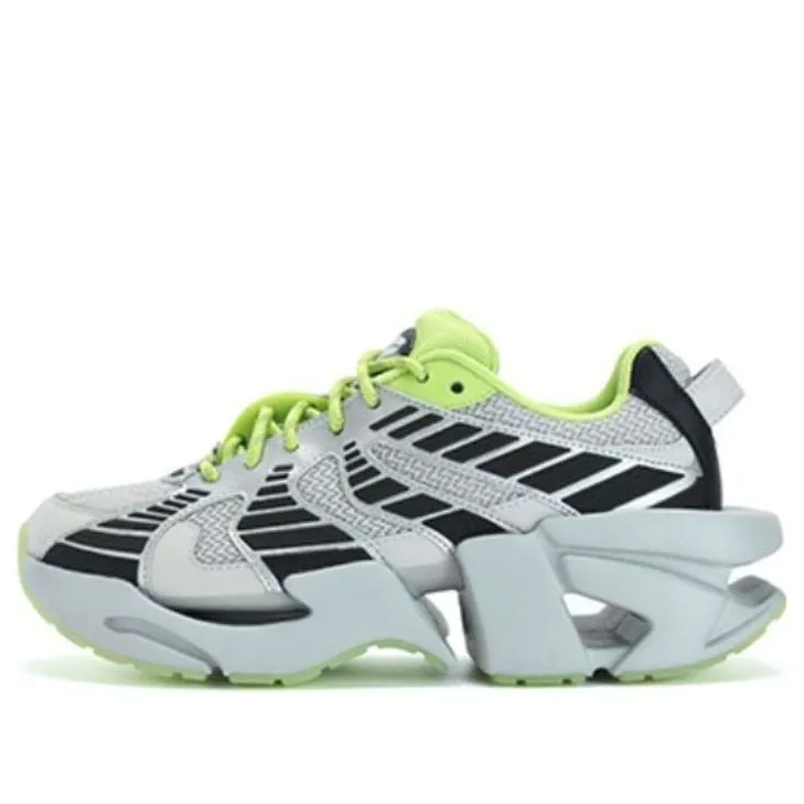 (WMNS) FILA Space Low Sneakers 'Silver Black Green' F12W314103FVA sold by KicksCrew