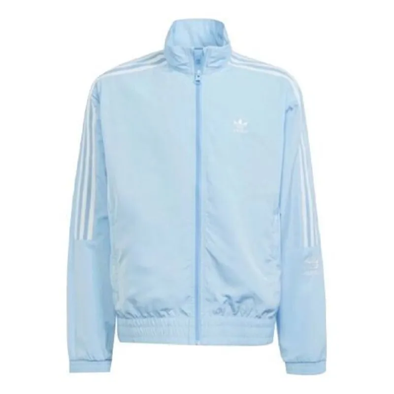 (GS) adidas Adicolor Track Jacket 'Blue' IC6253 sold by KicksCrew