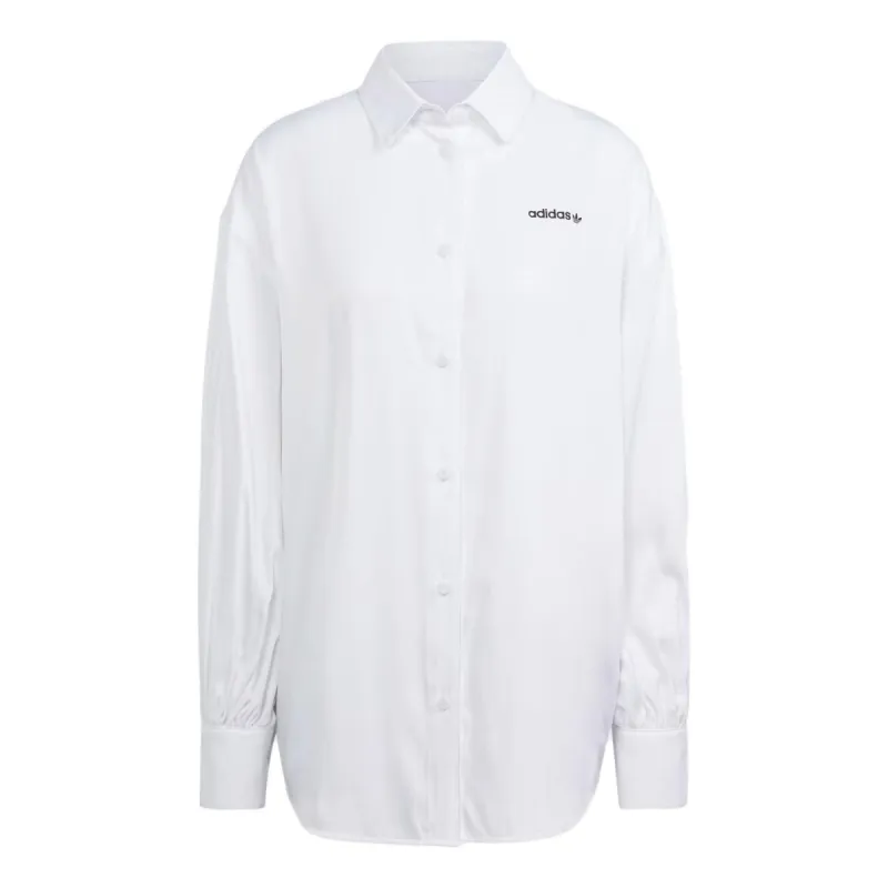 (WMNS) adidas 3-Stripes OS Long-sleeve Top 'White' IR9790 sold by KicksCrew