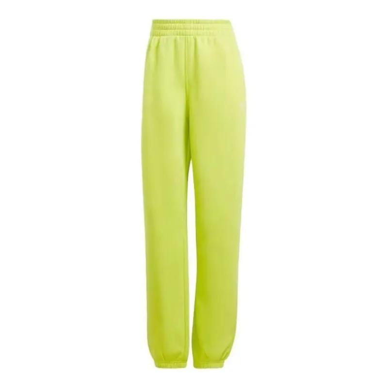 (WMNS) adidas Essentials Fleece Joggers 'Yellow' IJ9812 sold by KicksCrew