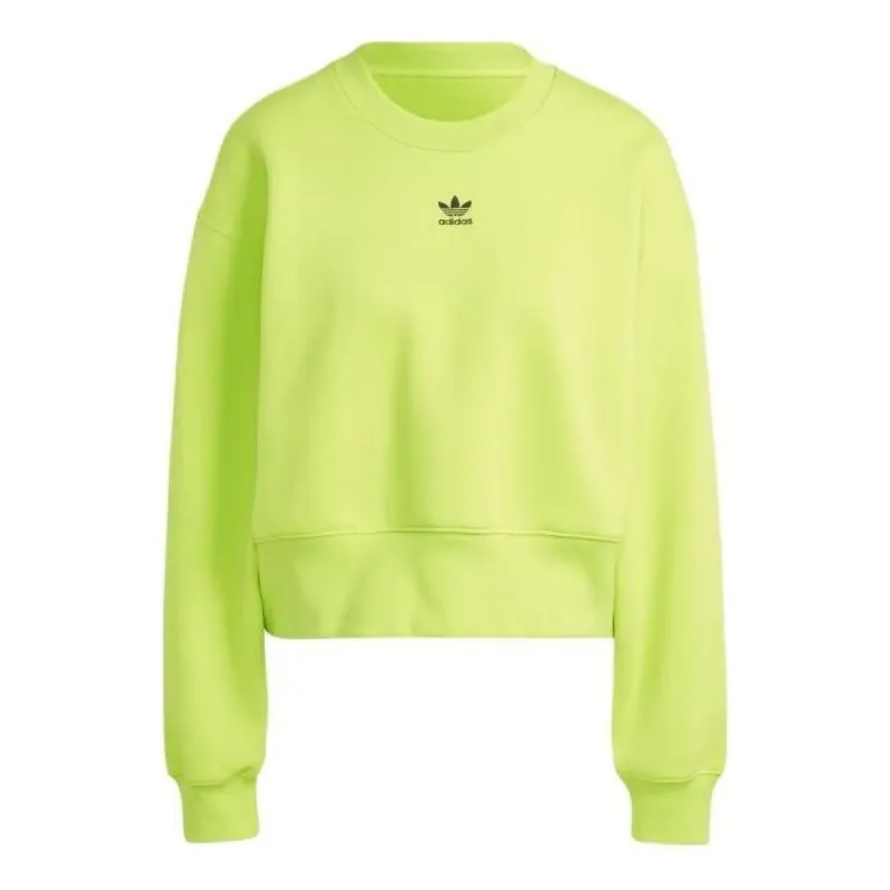 (WMNS) adidas Adicolor Essentials Crew Sweatshirt 'Yellow' IP1282 sold by KicksCrew