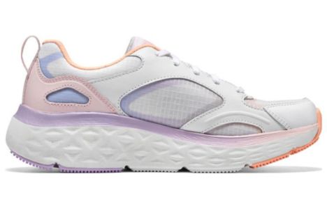 (WMNS) Skechers Max Cushioning Delta Running Shoes 'White Orange Purple' 129128-WPK sold by KicksCrew