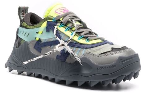 Off-White Odsy -1000 'Grey Green Yellow' OMIA139F21FAB0021037 sold by KicksCrew