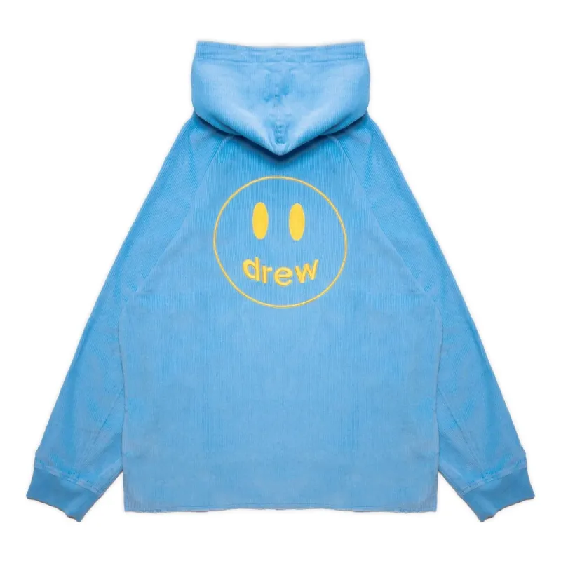 Drew House Corduroy Hoodie 'Pacific Blue' DR-SS22-402 sold by KicksCrew