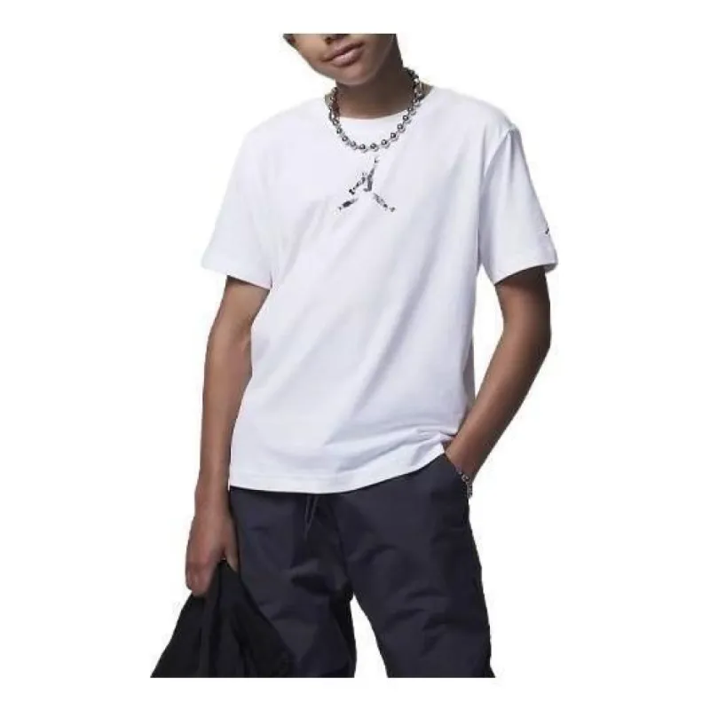 (GS) Air Jordan Anti-Gravity Machines T-Shirt 'White' 95C737-001 sold by KicksCrew