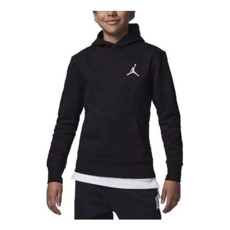 (GS) Air Jordan MJ Pullover Hoodie 'Black' 95C551-023 sold by KicksCrew