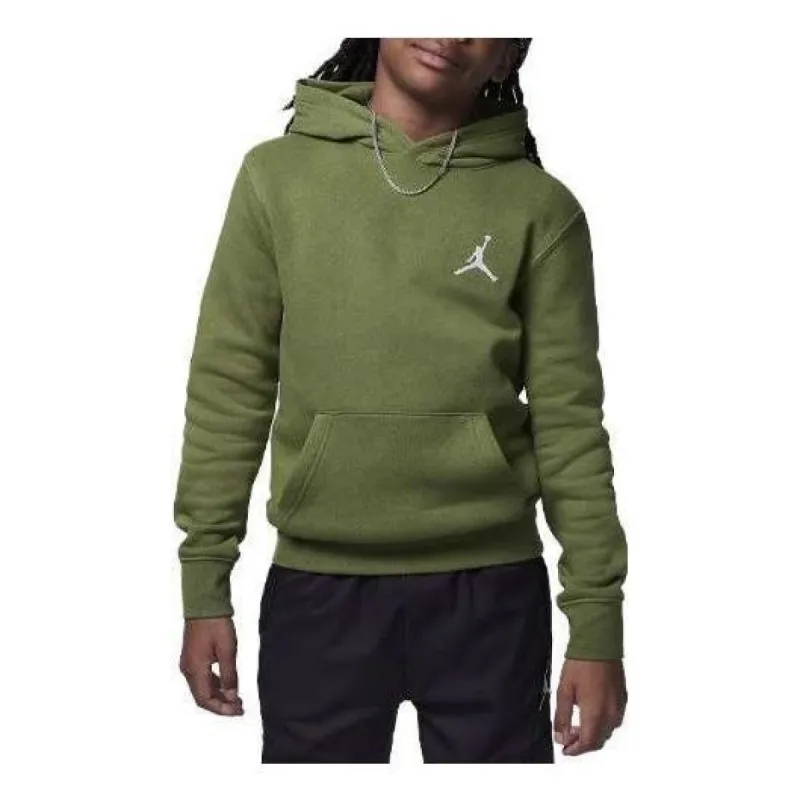 (GS) Air Jordan MJ Pullover Hoodie 'Sky J Light Olive' 95C551-EF9 sold by KicksCrew