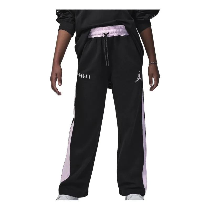 (GS) Air Jordan Soft Touch Mixed Fleece Pants 'Black' 45C797-023 sold by KicksCrew
