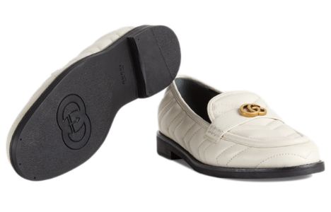 (WMNS) GUCCI Loafer With Double G 'White' 670399-BKO60-9022 sold by KicksCrew