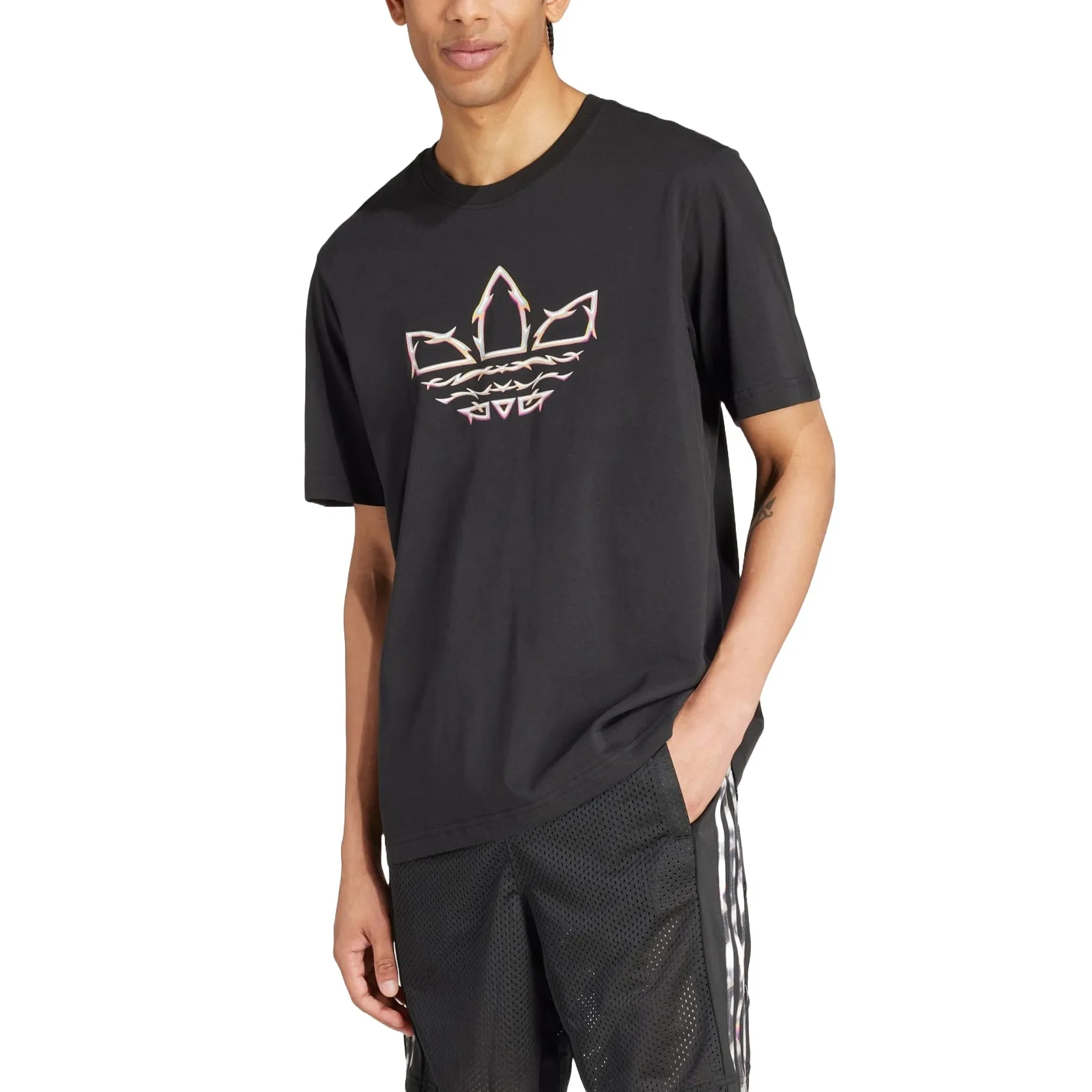 adidas Pride Graphic T-shirt 'Black' IZ4896 sold by KicksCrew product image thumbnail 2