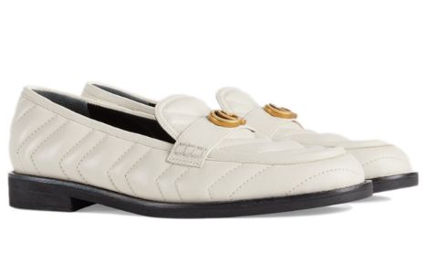 (WMNS) GUCCI Loafer With Double G 'White' 670399-BKO60-9022 sold by KicksCrew