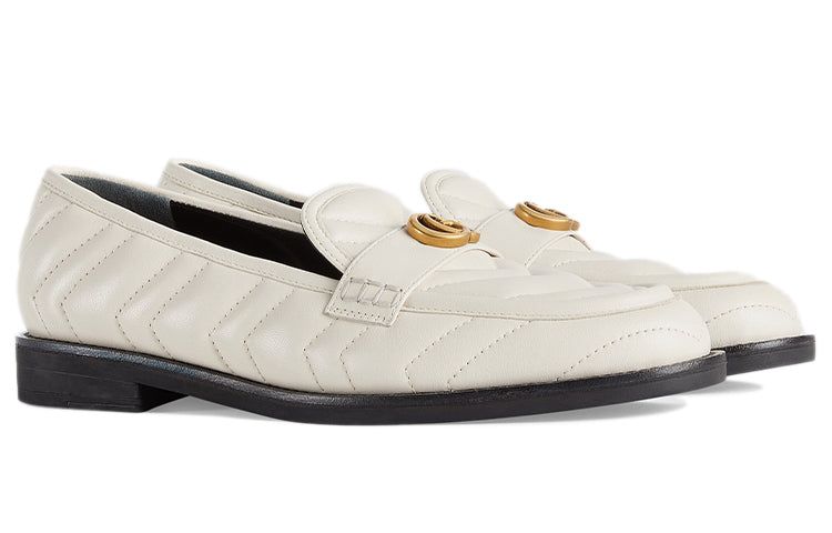 (WMNS) GUCCI Loafer With Double G 'White' 670399-BKO60-9022 sold by KicksCrew product image thumbnail 3