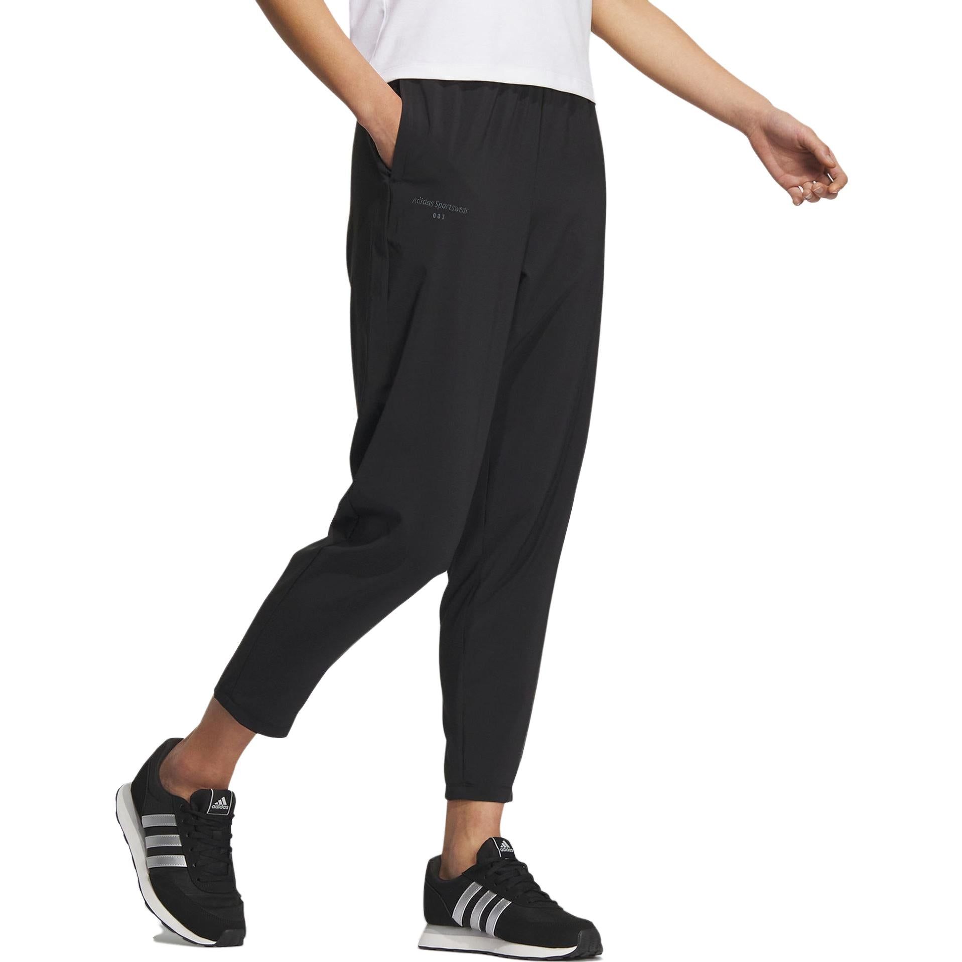 (WMNS) Adidas Badge Of Sport Logo Pants 'Black' IS4943 sold by KicksCrew product image thumbnail 3