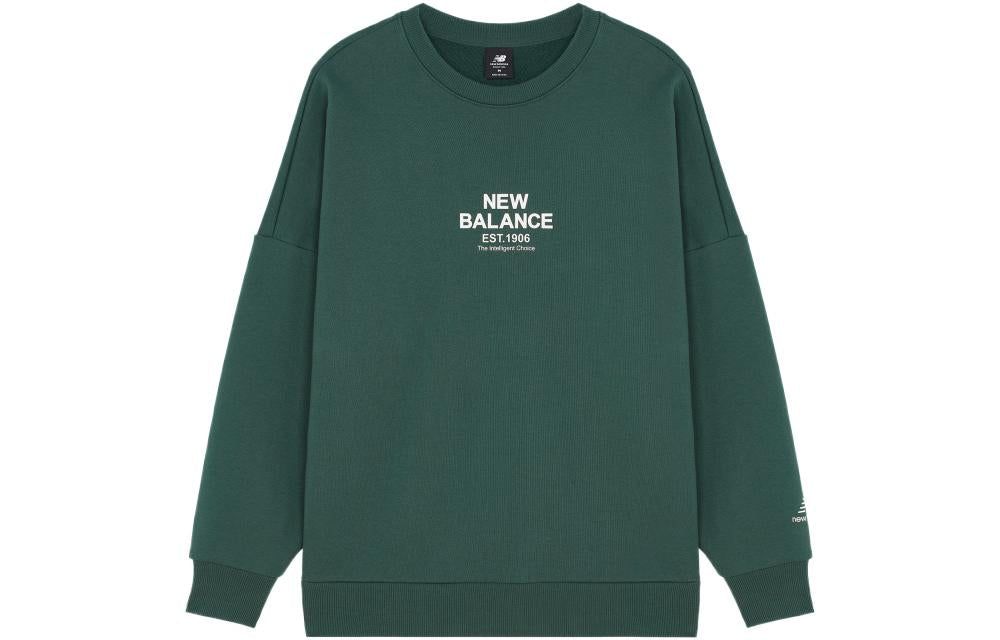 New Balance 3D Logo Sweatshirt 'Dark Green' AMT14318-ESK sold by KicksCrew product image thumbnail 2