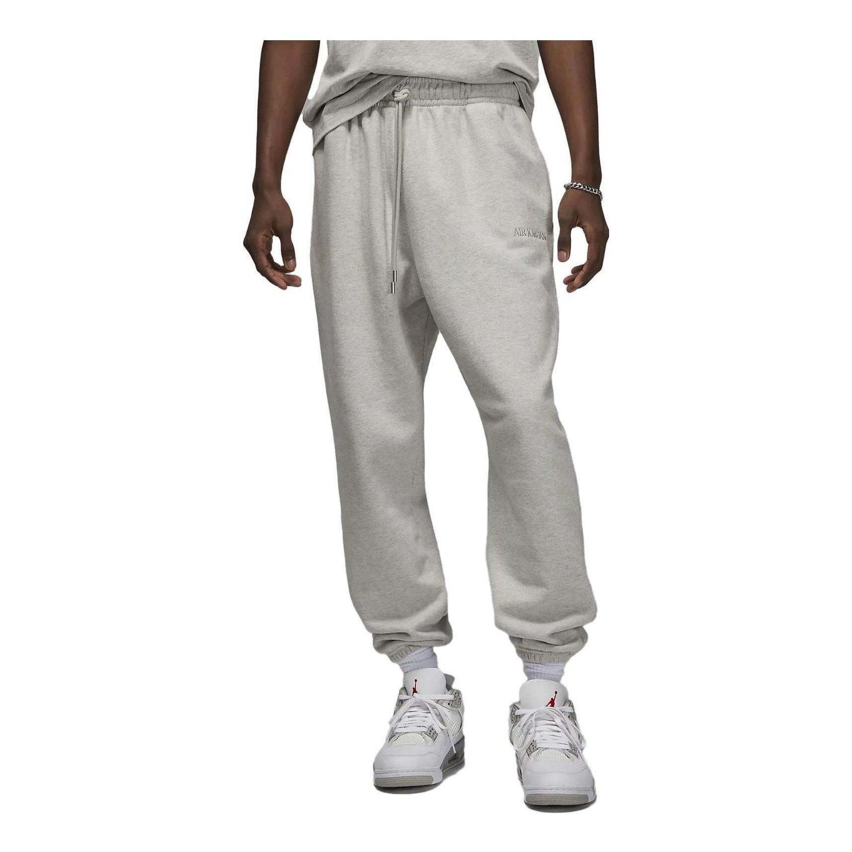 Air Jordan Wordmark Fleece Pants 'Grey' FJ0696-050 sold by KicksCrew