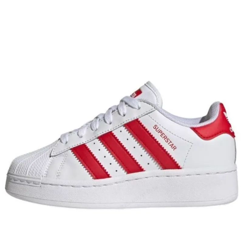 (GS) adidas Superstar XLG 'White Scarlet' IF0551 sold by KicksCrew