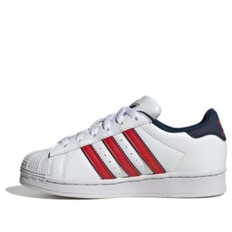 (PS) adidas Superstar 'White Scarlet Indigo' IG0255 sold by KicksCrew