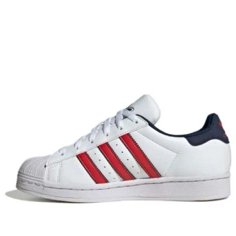 (GS) adidas Superstar 'White Scarlet Indigo' IG0249 sold by KicksCrew