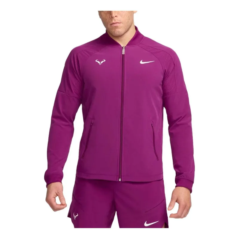 Nike Dri-FIT Rafa Tennis Jacket 'Sangria' DV2885-611 sold by KicksCrew