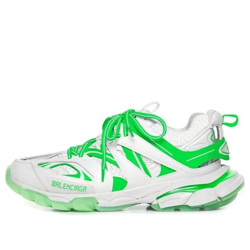 (WMNS) Balenciaga Track 'White Green' 542436W3RL19035 sold by KicksCrew