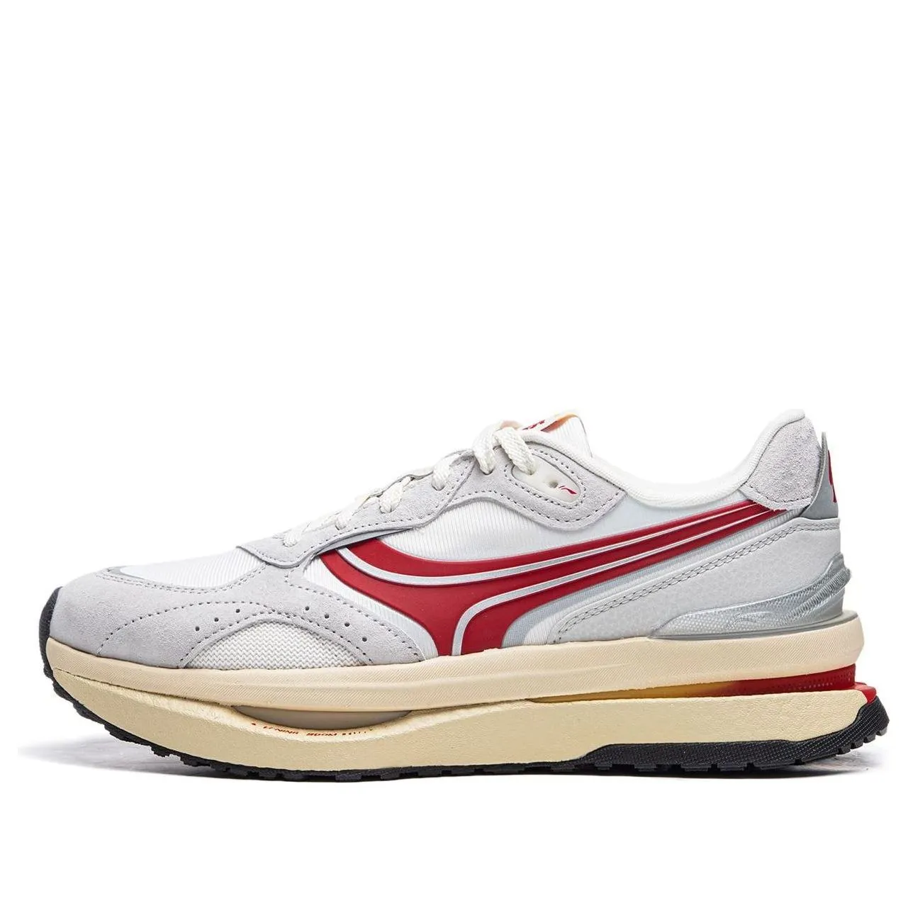 Li-Ning Glory Renew 'Grey Red Beige' AGCU073-11 sold by KicksCrew