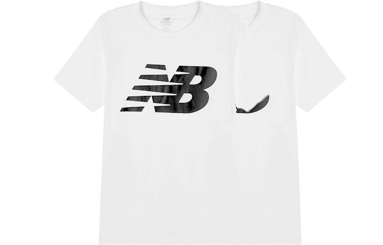 New Balance Classic Flying Graphic Tee 'White Black' MT03919-WT sold by KicksCrew product image thumbnail 3