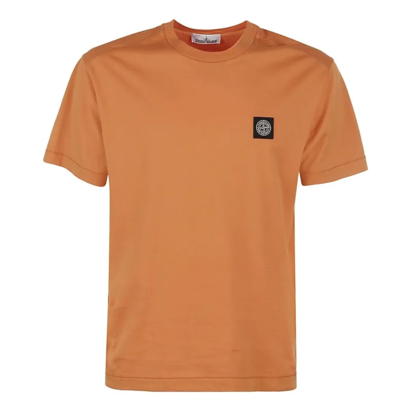 STONE ISLAND Logo Patch T-shirt 'Sienna' 101524113-V0073 sold by KicksCrew