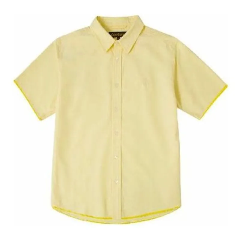 Drew House Oxford Shirt 'Yellow' DR-FW21-028 sold by KicksCrew