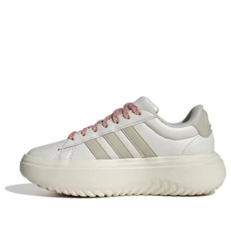 (WMNS) adidas Grand Court Platform Shoes 'Beige Pink' IE1094 sold by KicksCrew