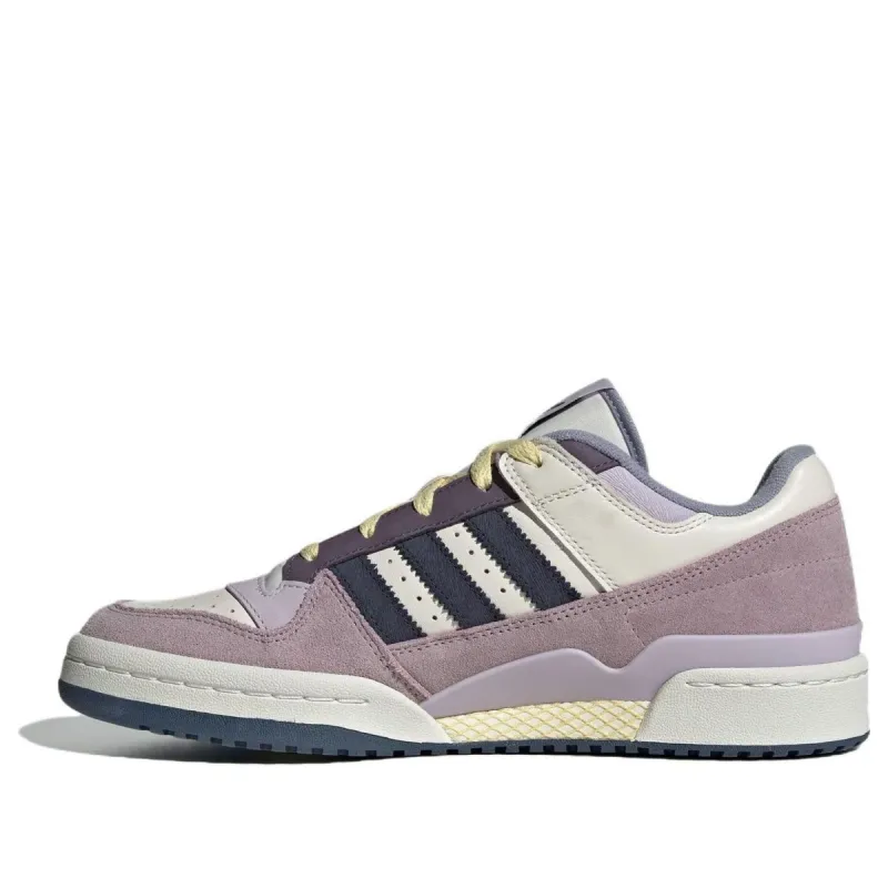 (WMNS) adidas originals Forum Low CL 'White Purple' ID6266 sold by KicksCrew