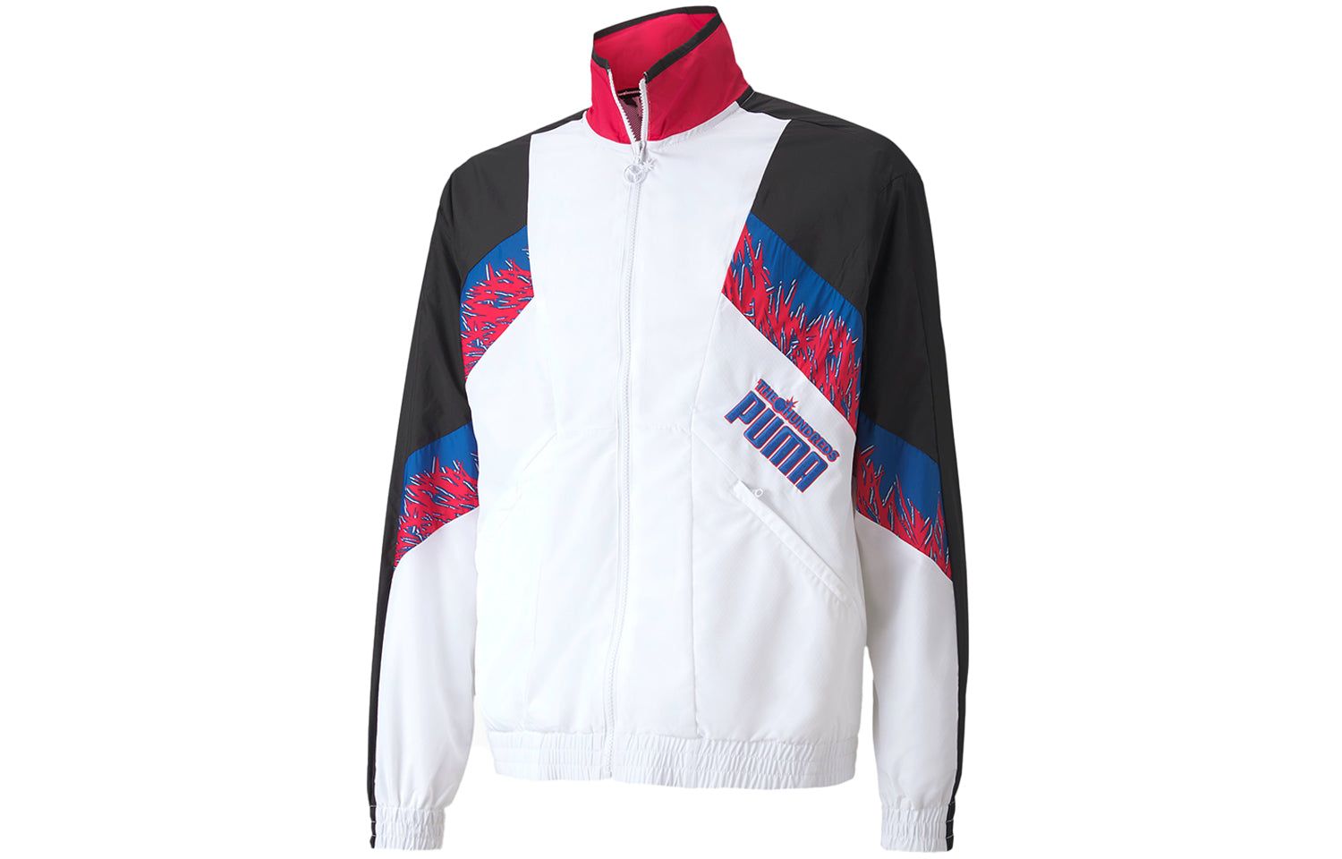 Puma x The Hundreds Track Jacket 'White Black Red' 596747-02 sold by KicksCrew product image thumbnail 2