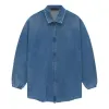 Fear of God Essentials SS24 Denim Overshirt 'Medium Wash' 202SU244590F sold by KicksCrew