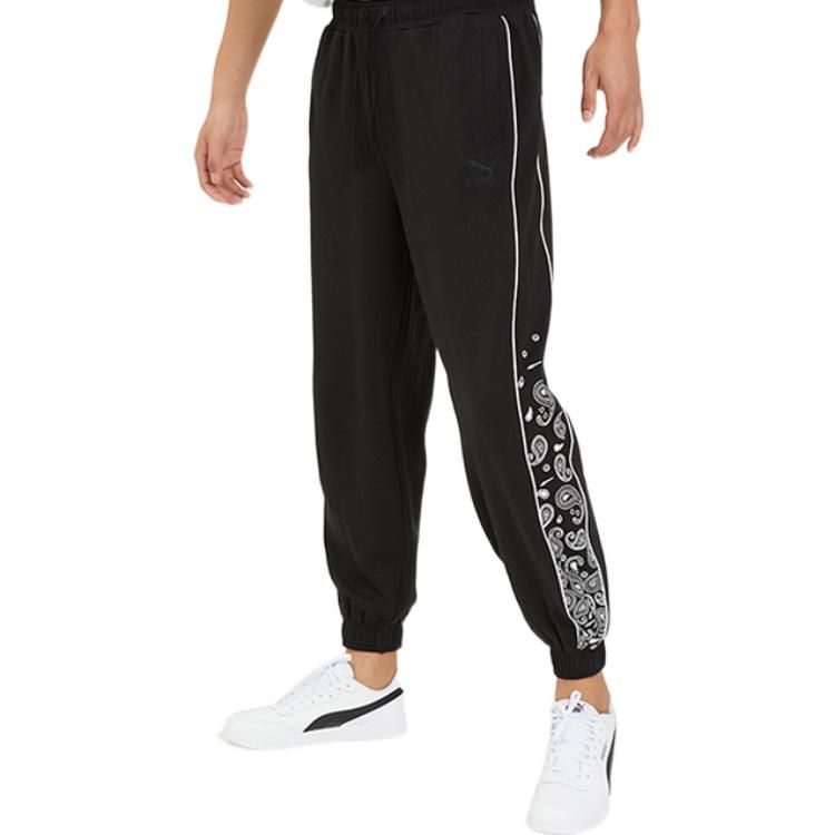 Puma Paisley Sweat Pants 'Black' 539524-01 sold by KicksCrew product image thumbnail 2
