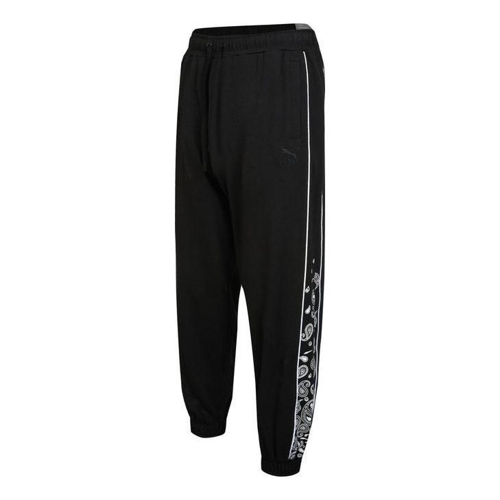 Puma Paisley Sweat Pants 'Black' 539524-01 sold by KicksCrew