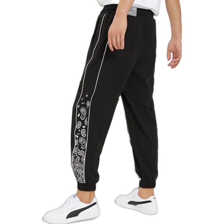 Puma Paisley Sweat Pants 'Black' 539524-01 sold by KicksCrew product image thumbnail 3