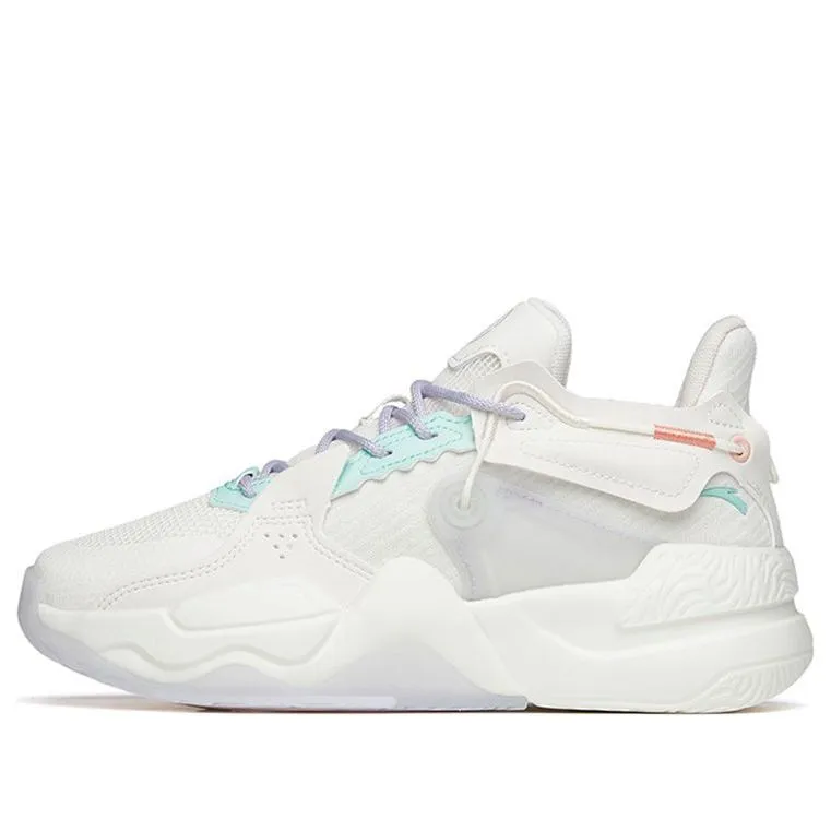 (WMNS) ANTA Life Series Sneakers 'White Purple Green' 122218083-2 sold by KicksCrew