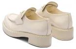 (WMNS) PRADA Chocolate Patent Leather Loafers 'Ivory' 1D246M_JHR_F0304_F_B050 sold by KicksCrew