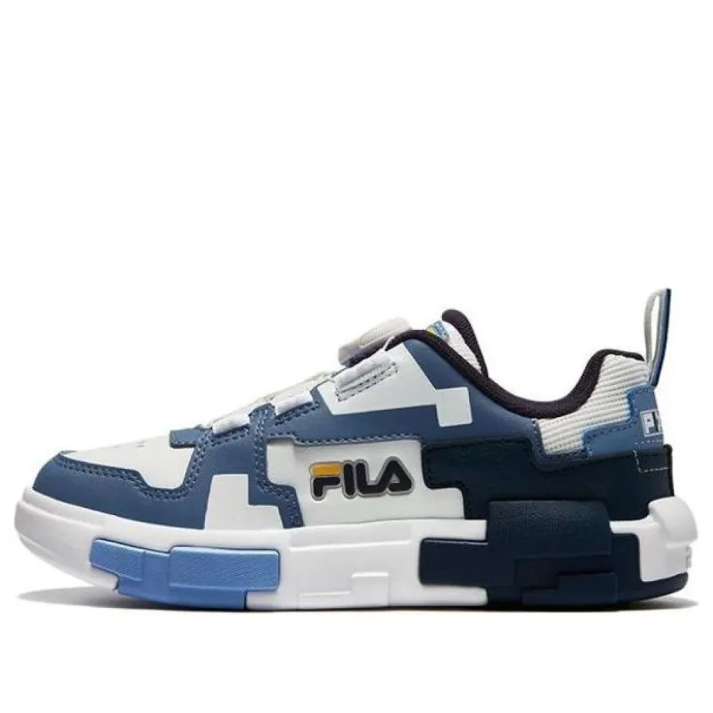(GS) FILA Fashion Brick Skate Shoes 'White Blue Black' K15B341304FBF sold by KicksCrew