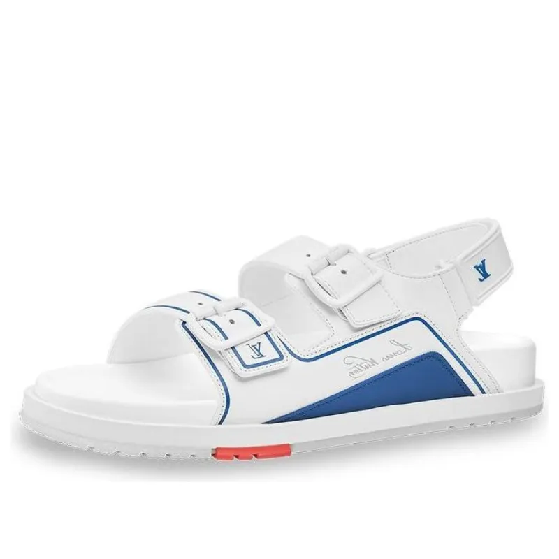 LOUIS VUITTON x NBA Trainer Sandals 'White' 1A8ZLE sold by KicksCrew