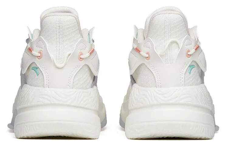 (WMNS) ANTA Life Series Sneakers 'White Purple Green' 122218083-2 sold by KicksCrew product image thumbnail 4