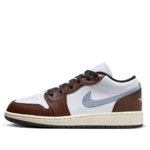 (GS) Air Jordan 1 Low SE 'Mocha Blue Grey' FQ8156-142 sold by KicksCrew