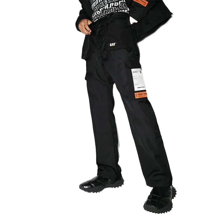 HERON PRESTON X Caterpillar Cargo Pants 'Black' HMCA032F20FAB0011000 sold by KicksCrew product image thumbnail 3