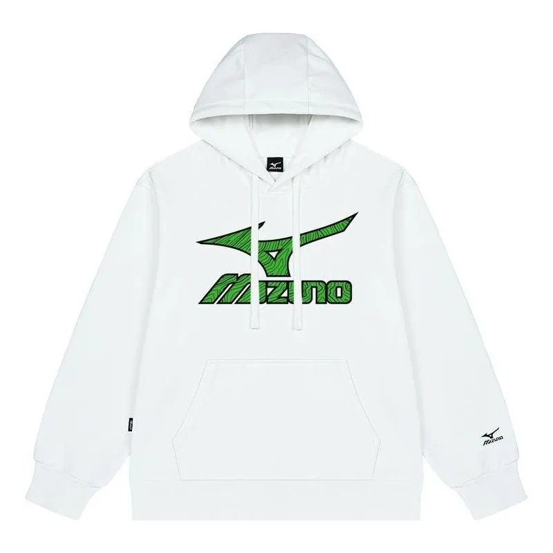 Mizuno Logo Casual Hoodie 'White' A2CA2A38 sold by KicksCrew