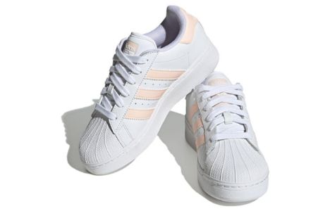(WMNS) Adidas Originals Superstar XLG Shoes 'Cloud White Bliss Orange' IF3004 sold by KicksCrew